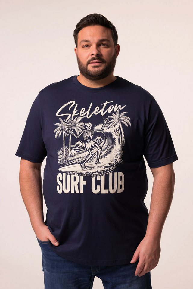 Men Plus T-Shirt Men+ T-Shirt Halbarm Print Rundhals bis 8 XL von Men Plus