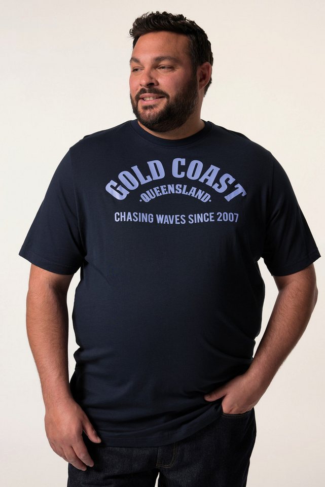 Men Plus T-Shirt Men+ T-Shirt Halbarm Print Rundhals bis 8 XL von Men Plus