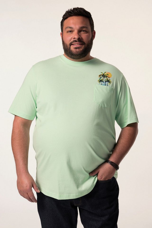 Men Plus T-Shirt Men+ T-Shirt Halbarm Print Rundhals bis 8 XL von Men Plus