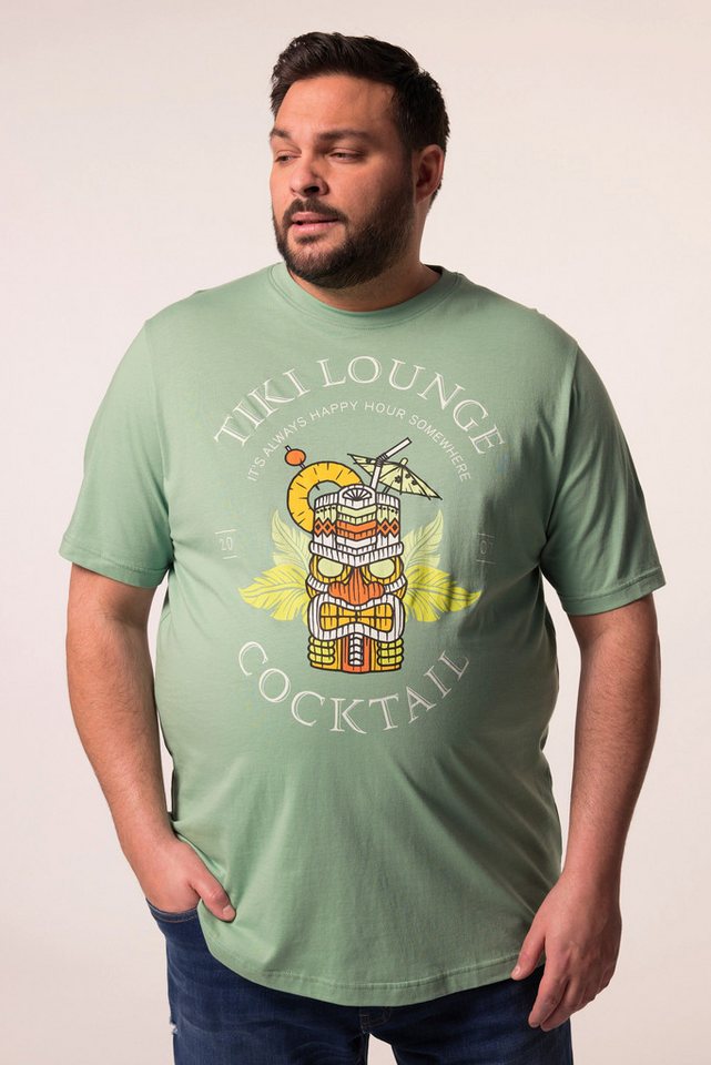 Men Plus T-Shirt Men+ T-Shirt Halbarm Print Rundhals bis 8 XL von Men Plus