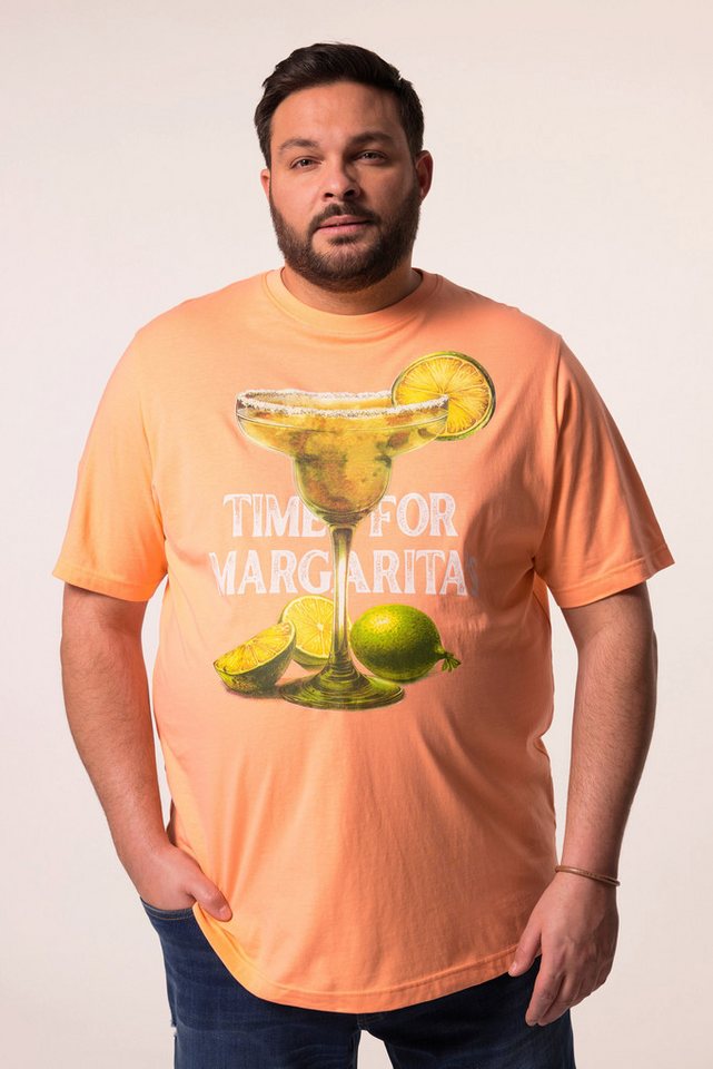 Men Plus T-Shirt Men+ T-Shirt Halbarm Print Rundhals bis 8 XL von Men Plus