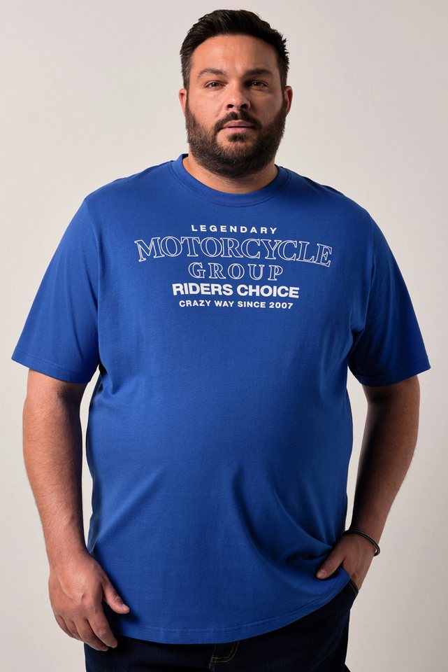 Men Plus T-Shirt Men+ T-Shirt Halbarm Print bis 8 XL von Men Plus