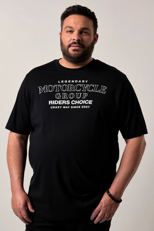 Men Plus T-Shirt Men+ T-Shirt Halbarm Print bis 8 XL von Men Plus