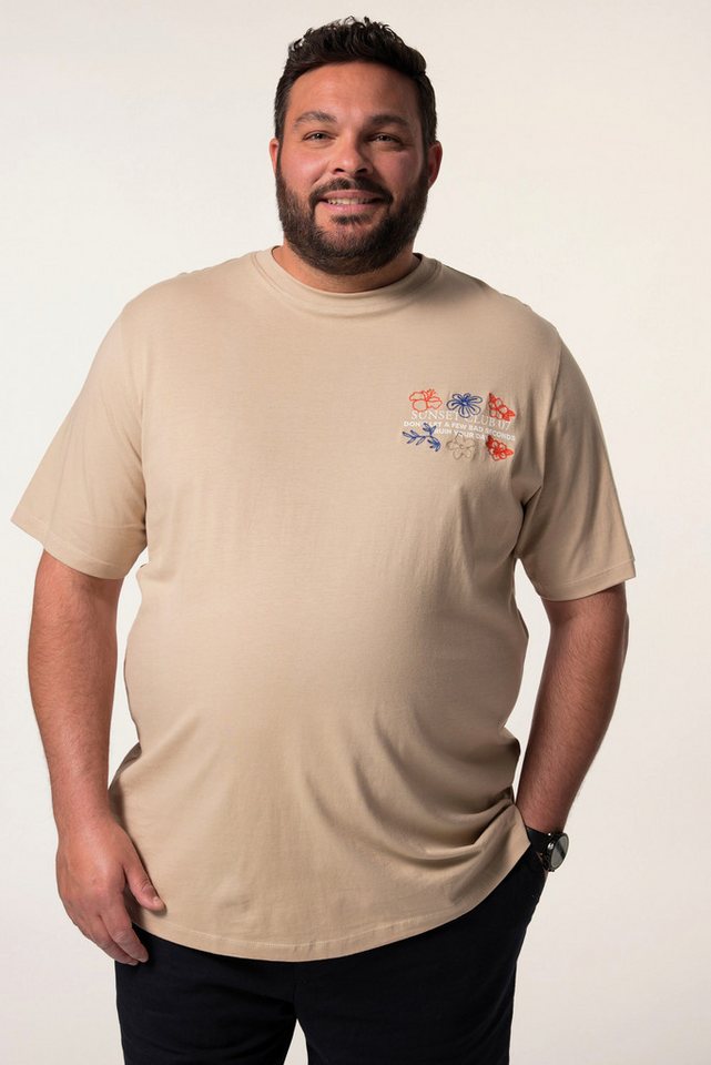 Men Plus T-Shirt Men+ T-Shirt Halbarm Rückenprint bis 8 XL von Men Plus