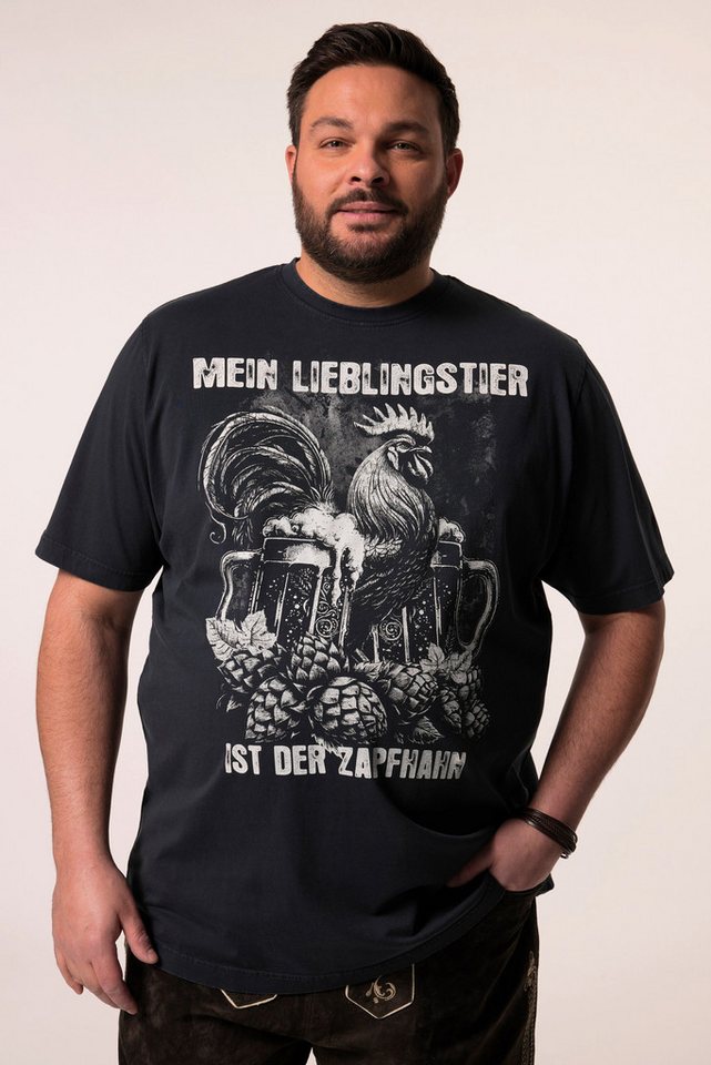 Men Plus T-Shirt Men+ T-Shirt Tracht Halbarm Print Vintage bis 8 XL von Men Plus