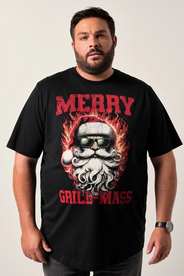 Men Plus T-Shirt Men+ T-Shirt Weihnachten Halbarm bis 8 XL von Men Plus