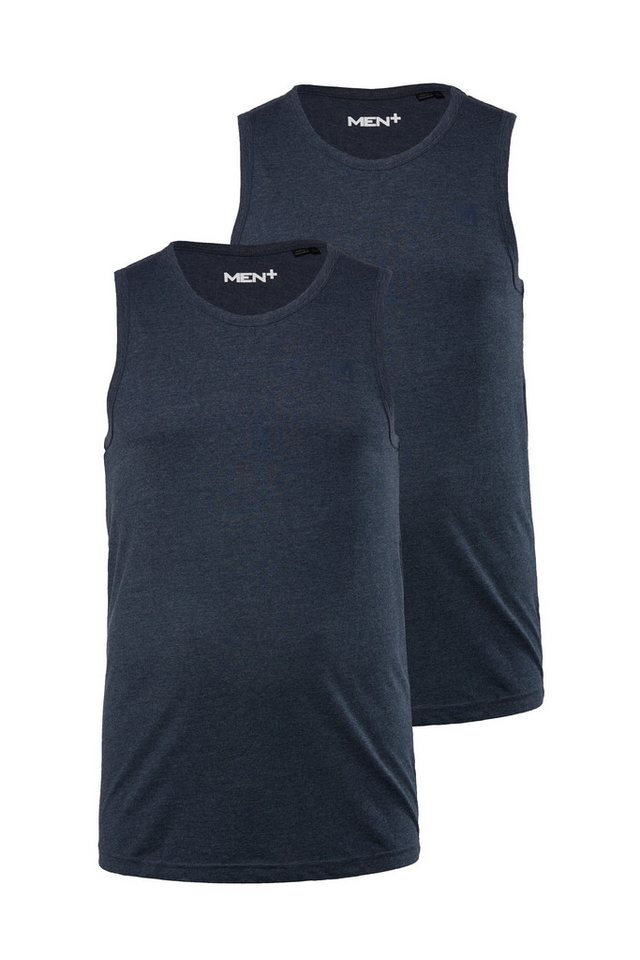 Men Plus T-Shirt Men+ Tanktop Basic 2er-Pack Rundhals bis 8 XL Men Plus T-Shirt Men+ Tanktop Basic 2er-Pack Rundhals bis 8 XL von Men Plus
