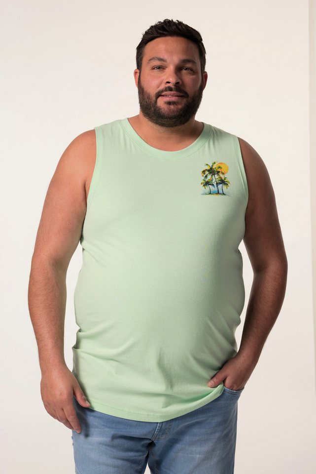 Men Plus T-Shirt Men+ Tanktop Print Rundhals bis 8 XL von Men Plus