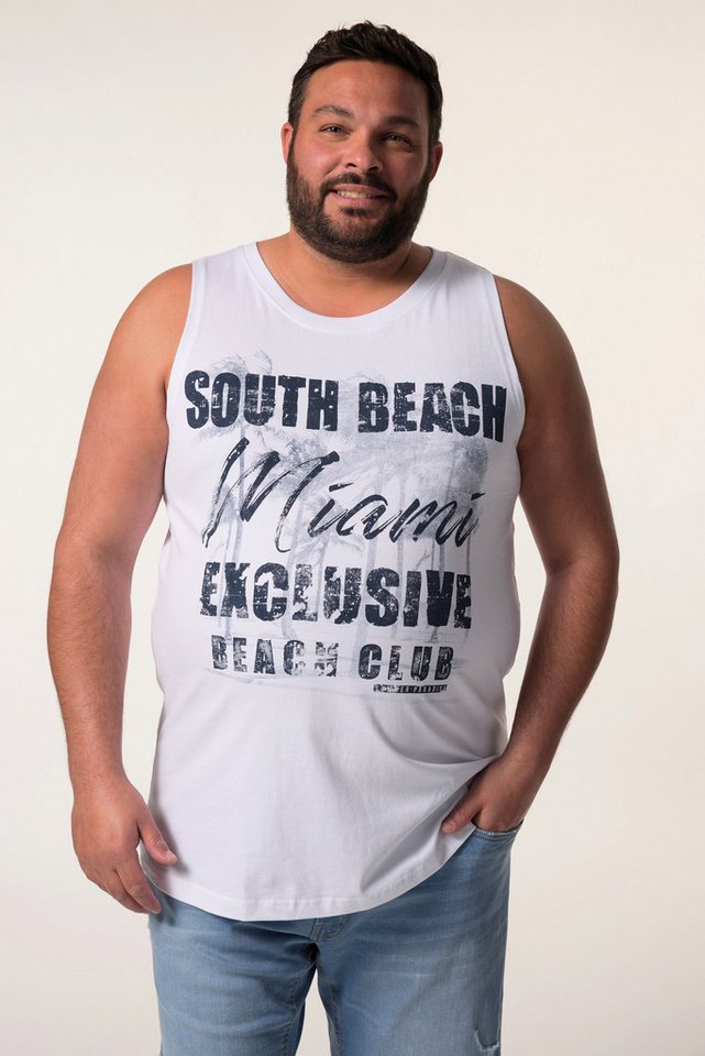 Men Plus T-Shirt Men+ Tanktop Print Rundhals bis 8 XL von Men Plus