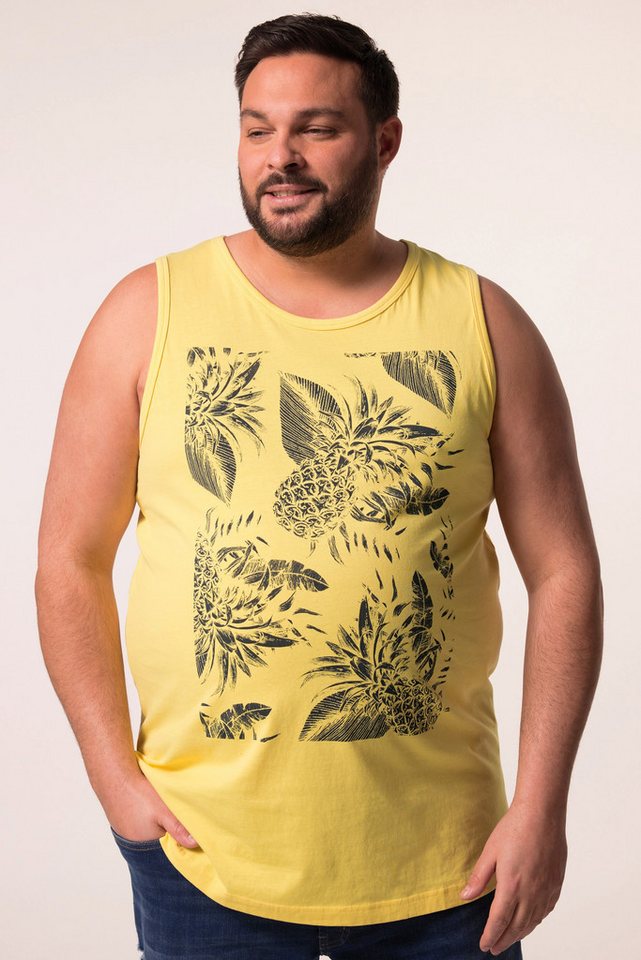 Men Plus T-Shirt Men+ Tanktop Unterhemd Print Rundhals bis 8 XL von Men Plus