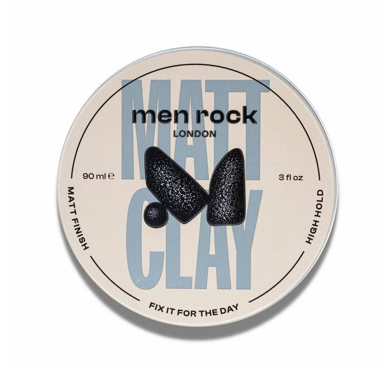 Men Rock London Haarpomade MENROCK Matt Clay High Hold Matt Finish 90ml von Men Rock London