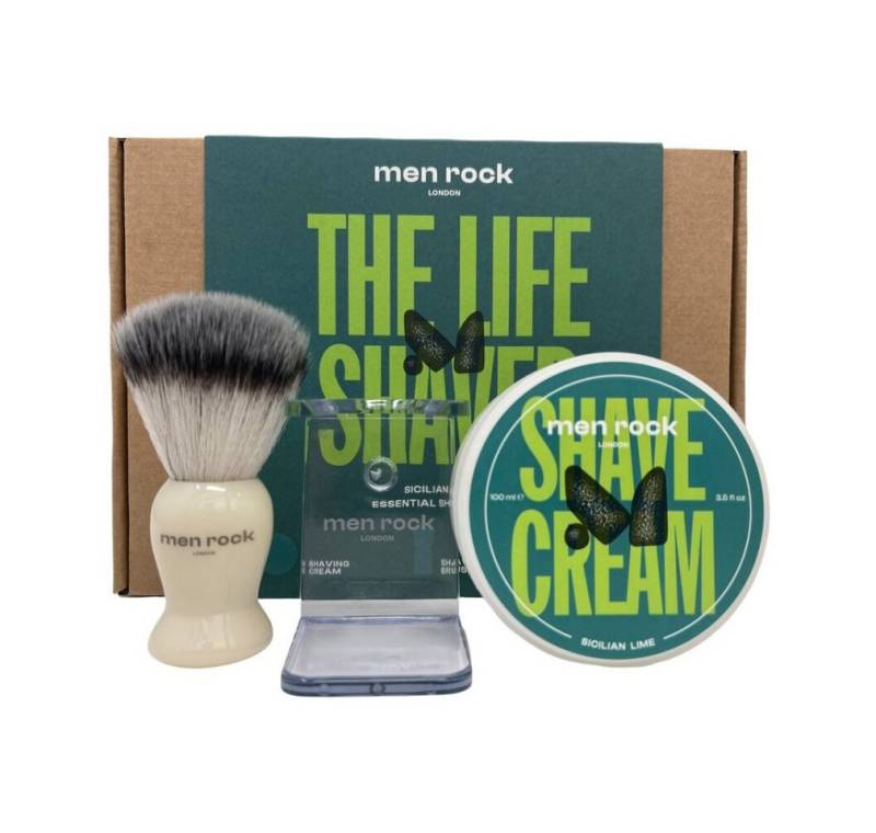 Men Rock London Hautpflege-Set Dárková sada holicí péèe Sicilian Lime (Shaving Gift Set) von Men Rock London
