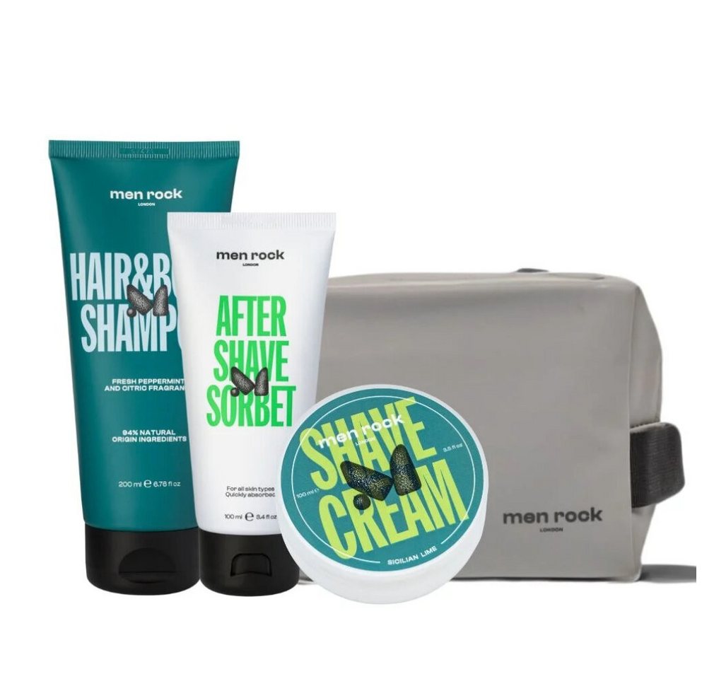 Men Rock London Hautpflege-Set Geschenkset Sizilianische Limette von Men Rock London