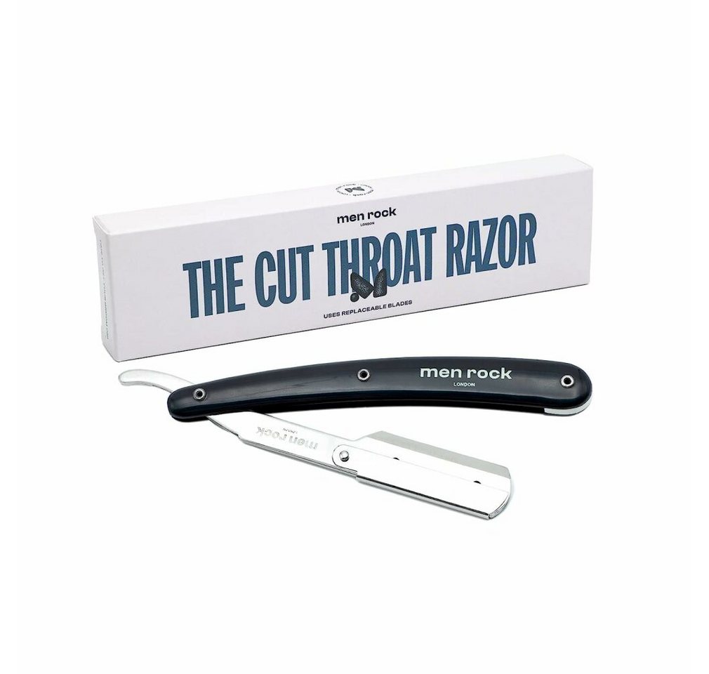 Men Rock London Körperrasierer MENROCK The Cut Throat Shavette Rasierklinge für Männer Barbershop von Men Rock London