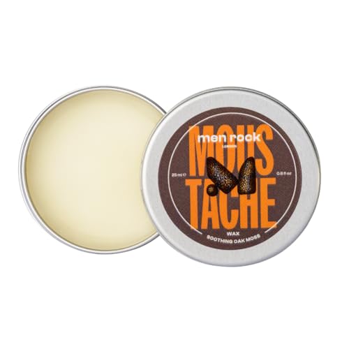 Men Rock Eichenmoos Schnurrbartwachs und Bartwachs, 25ml - Natürlicher Look & Halt mit erfrischendem Duft Men Rock Eichenmoos Schnurrbartwachs und Bartwachs, 25ml - Natürlicher Look & Halt mit erfrischendem Duft von Men Rock
