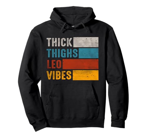 Lustiges Sternzeichen Löwe Dicke Oberschenkel Leo Vibes Männer Frauen Pullover Hoodie von Men Women Leo Zodiac Sign Outfits
