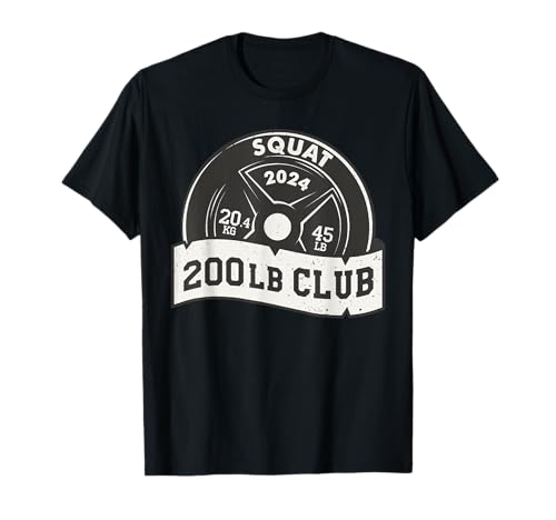 Squat Club 90.7 kg Gym Gewichtheben Powerlift Frauen T-Shirt Squat Club 90.7 kg Gym Gewichtheben Powerlift Frauen T-Shirt von Men's Workout T-Shirt 200 Pound Squat Bodybuilding