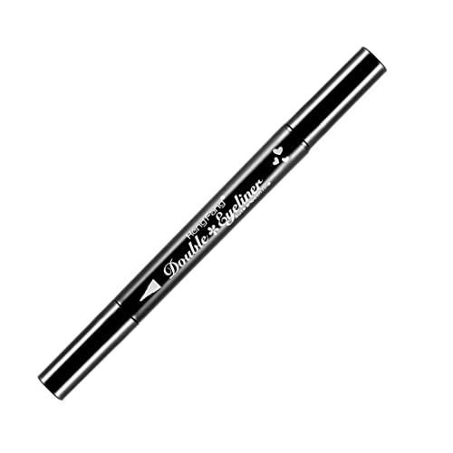 MenYiYDS Eyeliner Pen mit Make-up-Stempel 2 IN 1 Eyeliner-Stempel Wasserdicht für Augendekoration Körpergesichtsmalerei (Blütenform) von MenYiYDS