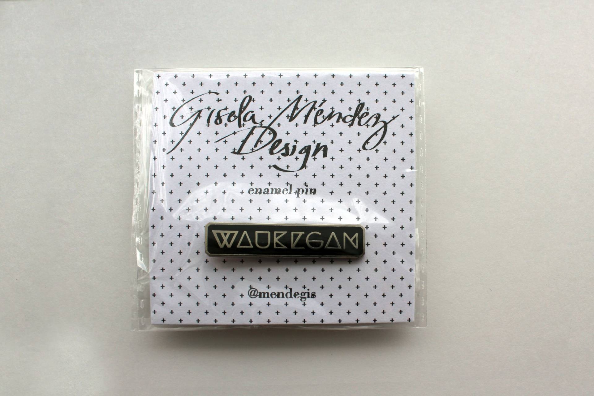 Waukegan Emaille Pin Waukegan Emaille Pin von MendEasy