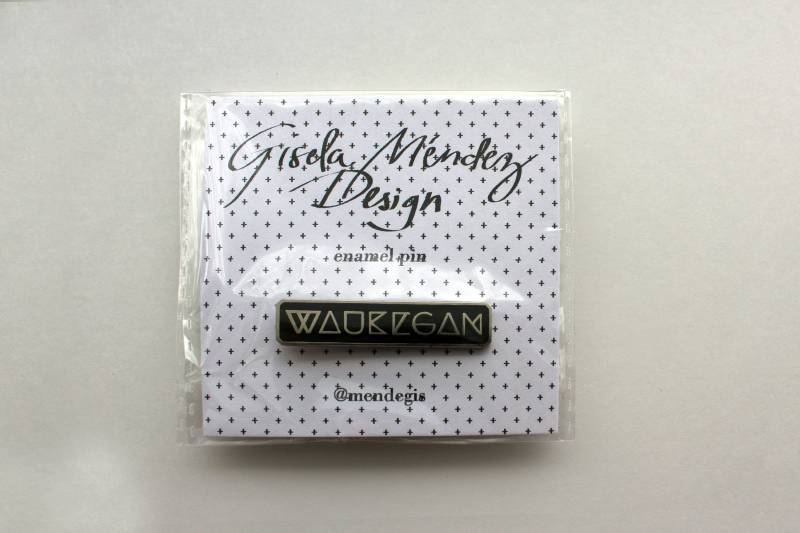 Waukegan Emaille Pin Waukegan Emaille Pin von MendEasy