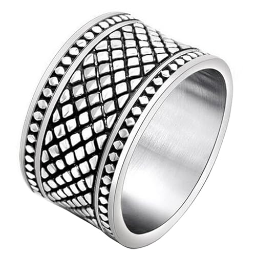 Breite Edelstahl Herren Ring Celtic-18mm von Mendes