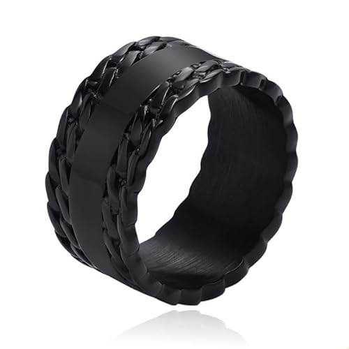 Edelstahl Herren Ring - Double Cuban Wide 21,5mm von Mendes