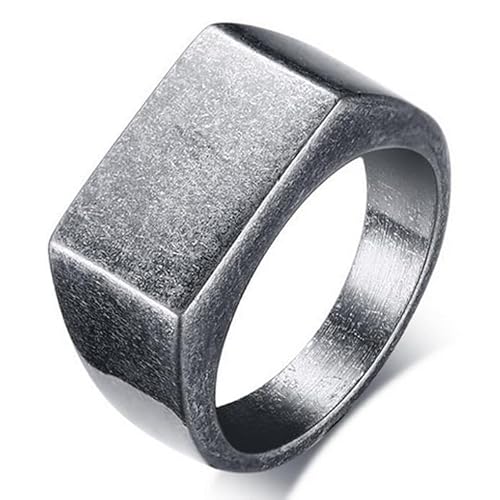 Edelstahl Siegelring Herren Mendes Used Look-20mm von Mendes