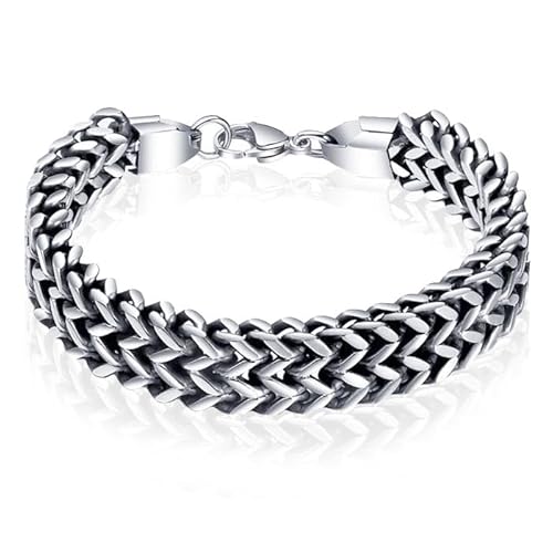 Gliederarmband Herren Mendes Edelstahl - 21cm von Mendes