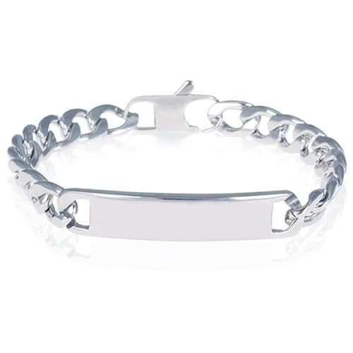 Herren Armband Mendes Edelstahl Gourmet ID - 20cm von Mendes