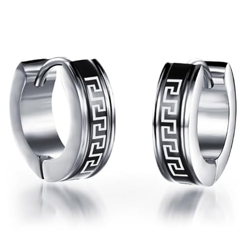 Herren Ohrringe Edelstahl Griechisch von Mendes