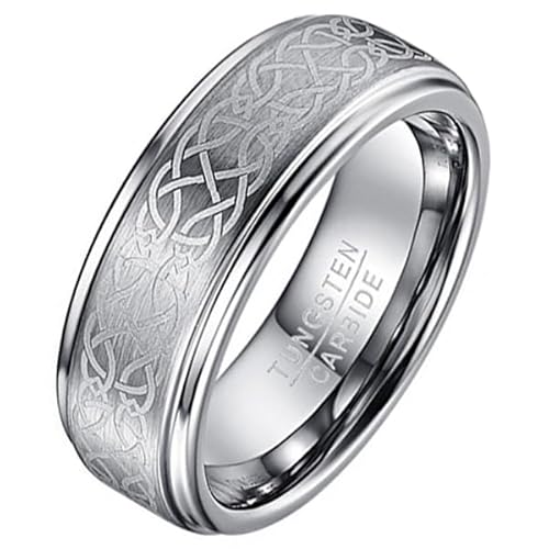 Herrenring Wolfram Celtic Knoten Brushed-19mm von Mendes