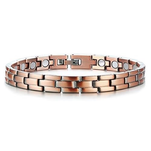 Mendes Herren Armband Edelstahl Magnete Bronze von Mendes