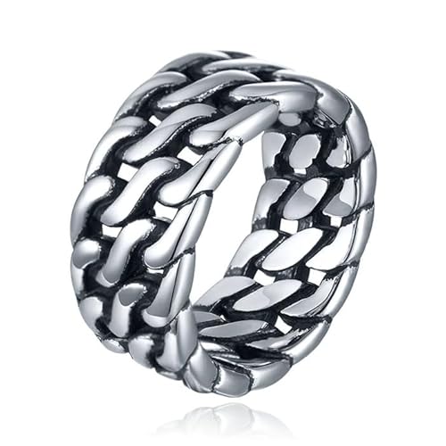 Mendes Herren Ring - Dual Cuban Silver-20mm von Mendes