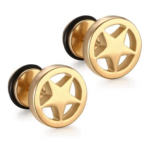 Mendes Star Stud Ohrringe Gold von Mendes