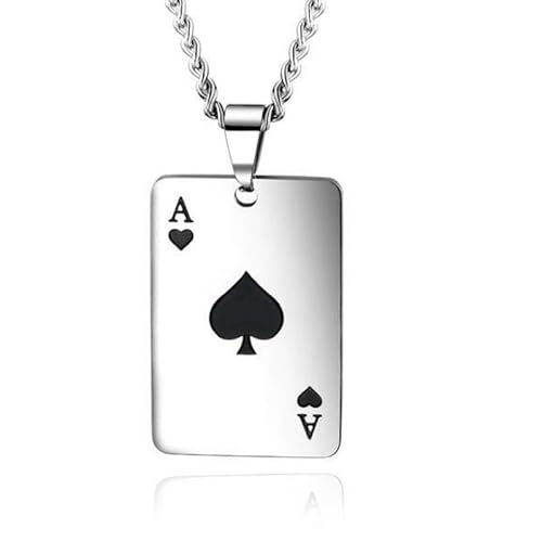 Silberne kubanische Gliederkette mit Köder Anhänger Schwarz von Mendes