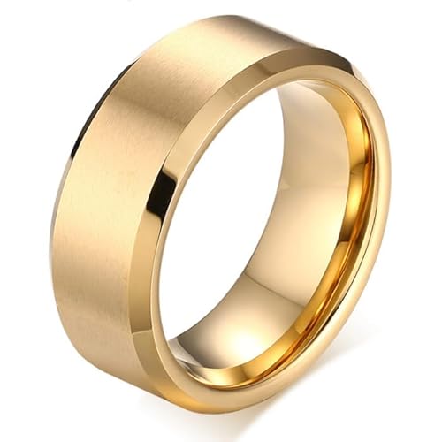 Wolfram Herrenring 8mm Gold-21.5mm von Mendes