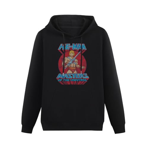 S He-Man - He-Man Hoody with Kangaroo Pocket Sweatershirt, Mens Hoodie Size XXL von Menge