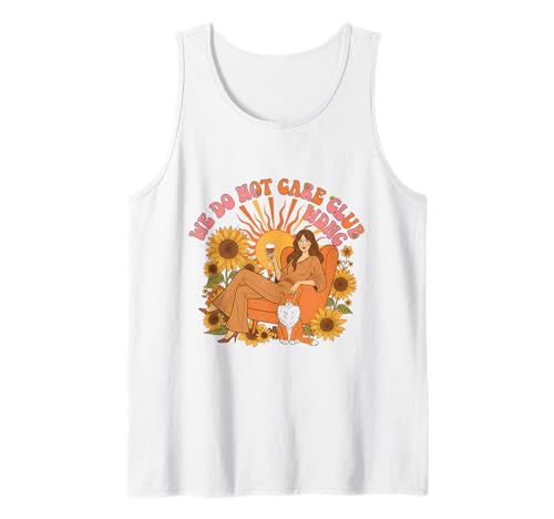 Frauen Wechseljahre We Do Not Care Club WDNC Cat Tank Top von Menopause Is Hot T-Shirts For Women
