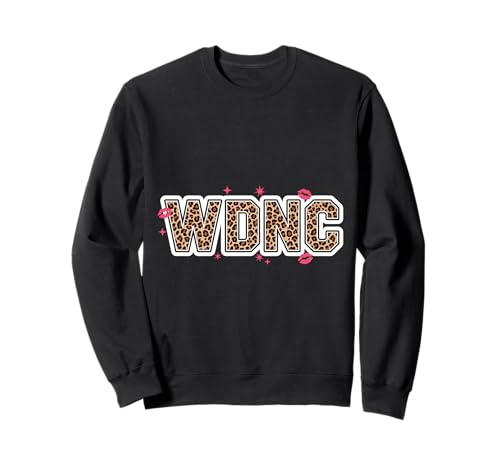 Funny We Do Not Care Leopard Print Women Sarkastic WDNC Sweatshirt von Menopause Is Hot T-Shirts For Women