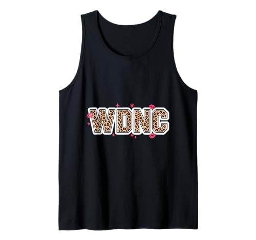 Funny We Do Not Care Leopard Print Women Sarkastic WDNC Tank Top von Menopause Is Hot T-Shirts For Women
