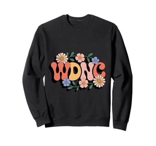 Lustiger We Do Not Care Club WDNC Damen Wechseljahre Humor Retro Sweatshirt von Menopause Is Hot T-Shirts For Women