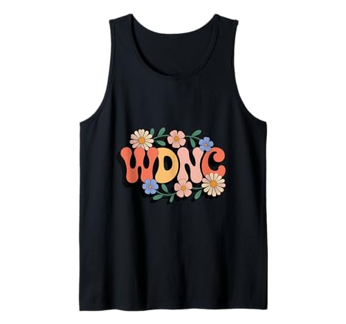 Lustiger We Do Not Care Club WDNC Damen Wechseljahre Humor Retro Tank Top von Menopause Is Hot T-Shirts For Women