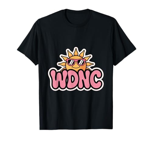 Vintage Sun Menopause WDNC Sun Funny Sarcastic Club Damen T-Shirt von Menopause Is Hot T-Shirts For Women