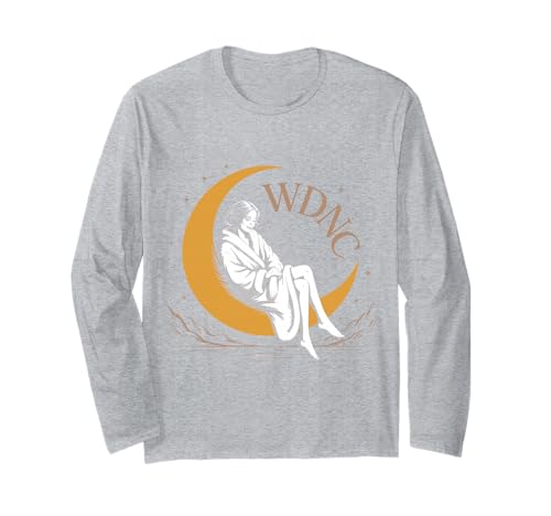 WDNC Funny We Do Not Care Menopause Frauen Stern Mond Langarmshirt von Menopause Is Hot T-Shirts For Women