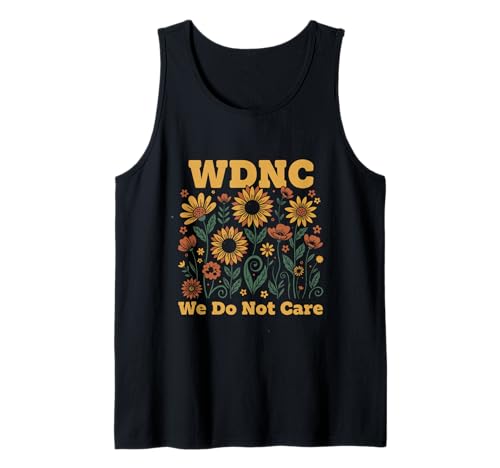 WDNC Menopause Club lustige Vintage-Blumenmuster für Damen Tank Top von Menopause Is Hot T-Shirts For Women