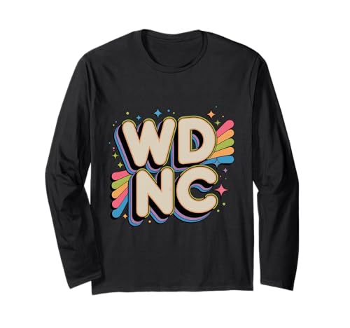 WDNC We Do Not Care Club Sarkastischer Humor Frauen Langarmshirt von Menopause Is Hot T-Shirts For Women