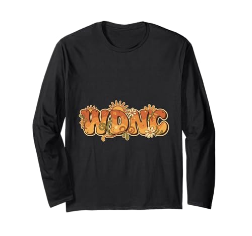WDNC We Do Not Care Club für Frauen vor den Wechseljahren im Vintage-Stil Langarmshirt von Menopause Is Hot T-Shirts For Women