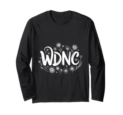 WDNC We Do Not Care Sarcastic Damen Lustiger Club Vintage Langarmshirt von Menopause Is Hot T-Shirts For Women