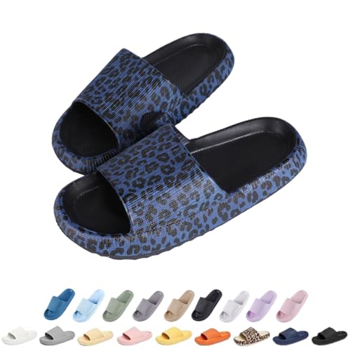 Menore Badelatschen Damen Herren, Badeschlappen Slippers Sommer Cloudyzz Schlappen Hausschuhe Home Slippers rutschfeste Pantoletten Badelatschen Strand Sandale Indoor & Outdoor von Menore