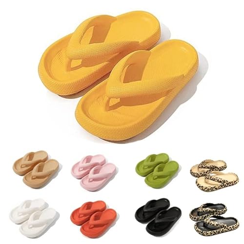 Menore Superweiche Flip Flops Damen EVA Rutschfeste Badeschuhe Dickere Sohle Zehentrenner Hausschuhe Slippers Dusch Sommer Badelatschen Sandale von Menore